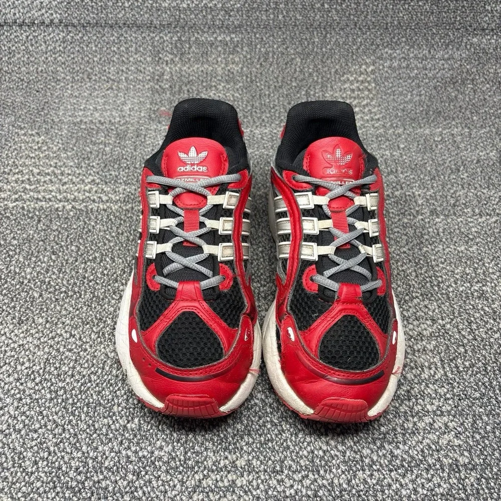 Adidas Ozmillen JH7152 Shoes Mens 5.5 Red Black Silver Y2K Chunky Sneakers